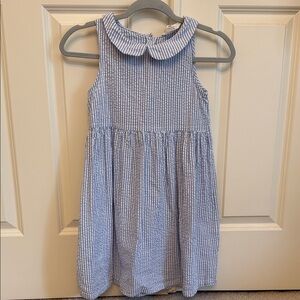 H&M Light Blue Striped Kids Dress
